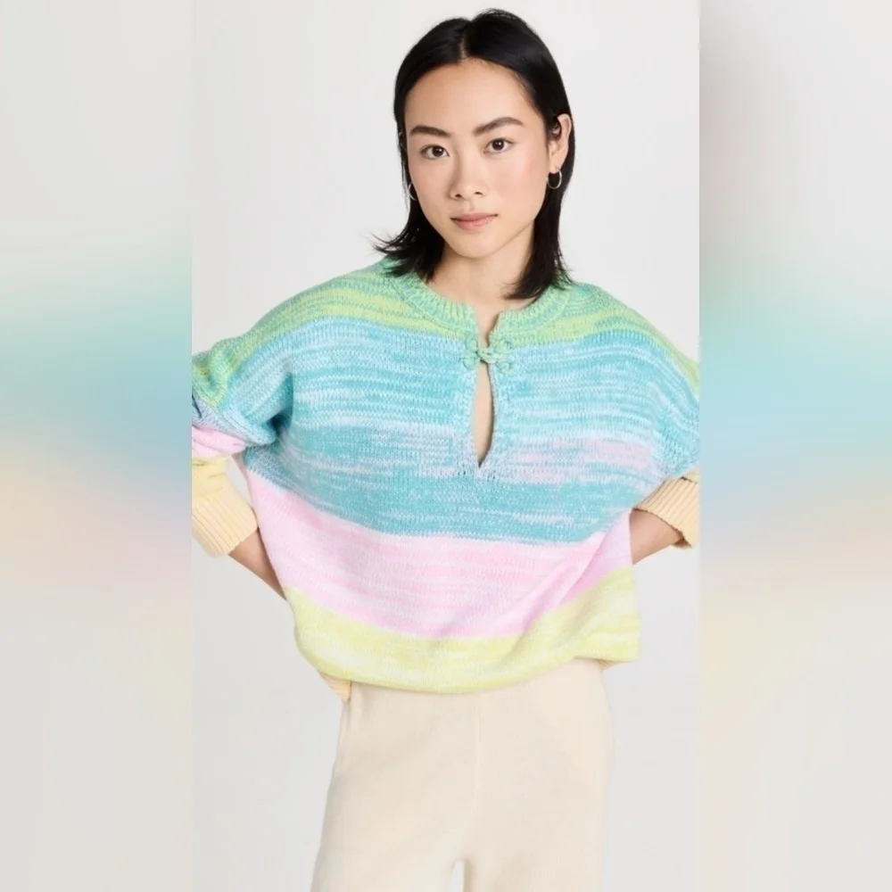 Joos Tricot Space Dye Pullover Xs